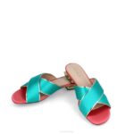 felicitatie vrouwen Menbur 0RLN474 azul helder casual chique schoen - Image 7