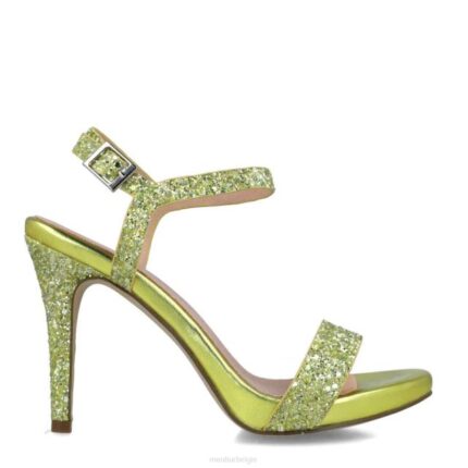 Feniks vrouwen Menbur 0RLN2925 geel sandalen