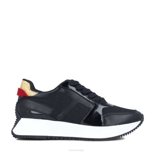fidio_vrouwen_menbur_0rln564_zwart_sportschoenen.jpg fidio vrouwen Menbur 0RLN564 zwart sportschoenen - Image 1