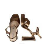 geheugensteuntje vrouwen Menbur 0RLN5032 bronzen hoge hakken - Image 2