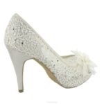 Genève vrouwen Menbur 0RLN2351 wit bruids schoen - Image 4