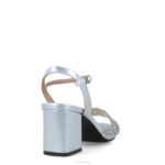 grosularia vrouwen Menbur 0RLN5654 zilver middelhoge en lage hakken - Image 3