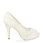 halti vrouwen Menbur 0RLN2318 wit bruids schoen - Image 2