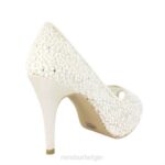 halti vrouwen Menbur 0RLN2318 wit bruids schoen - Image 4