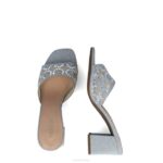 hamburger vrouwen Menbur 0RLN5657 zilver middelhoge en lage hakken - Image 2