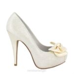 helder vrouwen Menbur 0RLN2280 wit bruids schoen - Image 2