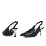 kant vrouwen Menbur 0RLN188 zwart casual chique schoen - Image 4