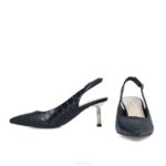 kant vrouwen Menbur 0RLN188 zwart casual chique schoen - Image 5