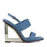 kitalfa vrouwen Menbur 0RLN2908 azul helder sandalen
