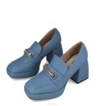 koraal vrouwen Menbur 0RLN3827 azul helder hoge hakken - Image 3
