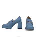 koraal vrouwen Menbur 0RLN3827 azul helder hoge hakken - Image 6
