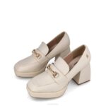 koraal vrouwen Menbur 0RLN778 beige hoge hakken - Image 3