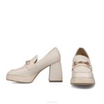 koraal vrouwen Menbur 0RLN778 beige hoge hakken - Image 6