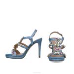 kwal vrouwen Menbur 0RLN826 azul helder hoge hakken - Image 6