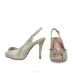 lamia vrouwen Menbur 0RLN3954 goud hoge hakken - Image 6