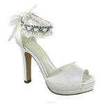 Maria Jose vrouwen Menbur 0RLN2497 wit bruids schoen - Image 3