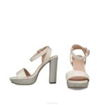 meer vrouwen Menbur 0RLN4877 beige hoge hakken - Image 6