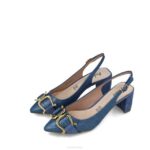 metis vrouwen Menbur 0RLN1676 azul helder middelhoge en lage hakken - Image 3