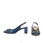 metis vrouwen Menbur 0RLN1676 azul helder middelhoge en lage hakken - Image 6