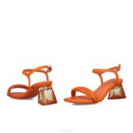 microscoop vrouwen Menbur 0RLN120 orenge sandalen - Image 4