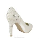 mila vrouwen Menbur 0RLN2415 wit bruids schoen - Image 3