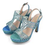 milaans vrouwen Menbur 0RLN4990 azul medio hoge hakken - Image 3