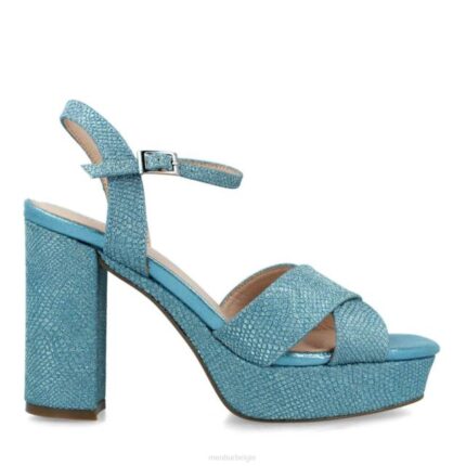 muletto vrouwen Menbur 0RLN871 azul medio hoge hakken
