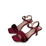 nuummita vrouwen Menbur 0RLN5690 rood middelhoge en lage hakken - Image 8
