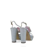 obsidiaan vrouwen Menbur 0RLN3876 zilver hoge hakken - Image 4