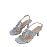 obsidiaan vrouwen Menbur 0RLN3906 zilver hoge hakken - Image 9