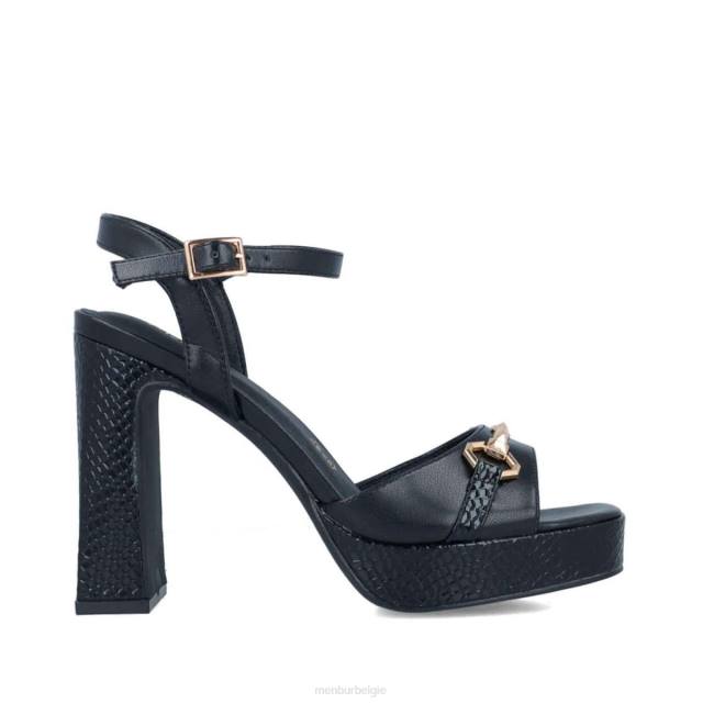 octanen_vrouwen_menbur_0rln2597_zwart_sandalen.jpg octanen vrouwen Menbur 0RLN2597 zwart sandalen - Image 1