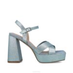 octantis vrouwen Menbur 0RLN2719 azul helder sandalen