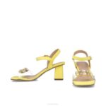 Pavo vrouwen Menbur 0RLN122 geel sandalen - Image 6