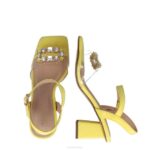 Pavo vrouwen Menbur 0RLN122 geel sandalen - Image 7