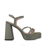 pollux vrouwen Menbur 0RLN2722 grijs sandalen