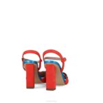 reticulen vrouwen Menbur 0RLN2585 koraal sandalen - Image 4