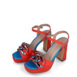 reticulen vrouwen Menbur 0RLN2623 koraal sandalen - Image 2
