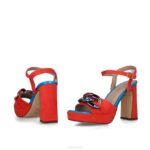 reticulen vrouwen Menbur 0RLN2623 koraal sandalen - Image 4