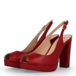 rivalta vrouwen Menbur 0RLN4371 rood hoge hakken - Image 2