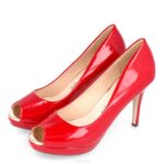 sili vrouwen Menbur 0RLN2138 rood middelhoge en lage hakken - Image 3