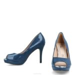 sili vrouwen Menbur 0RLN2140 azul medio middelhoge en lage hakken - Image 6