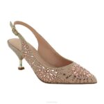 solbiaat 2 vrouwen Menbur 0RLN2154 beige middelhoge en lage hakken - Image 3