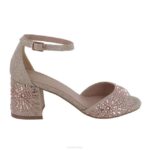 solbiaat 3 vrouwen Menbur 0RLN2157 beige middelhoge en lage hakken - Image 2