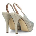 spora vrouwen Menbur 0RLN4090 beige hoge hakken - Image 4