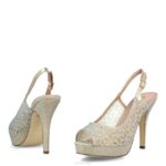spora vrouwen Menbur 0RLN4090 beige hoge hakken - Image 5