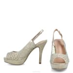 spora vrouwen Menbur 0RLN4090 beige hoge hakken - Image 6