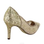 stof vrouwen Menbur 0RLN5951 beige middelhoge en lage hakken - Image 3