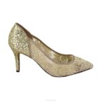 stof vrouwen Menbur 0RLN5951 beige middelhoge en lage hakken - Image 4