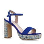 tiestes vrouwen Menbur 0RLN1513 azul medio hoge hakken - Image 2