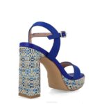 tiestes vrouwen Menbur 0RLN1513 azul medio hoge hakken - Image 3